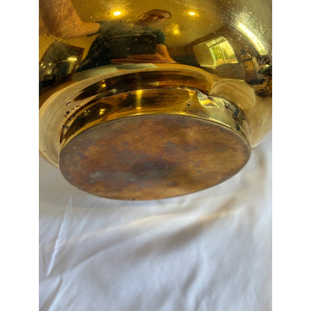 Vintage Pony Express Chewing Tobacco Brass Advertising Spittoon For Sale - Image 10 of 11