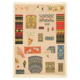 Carlo Jacobucci, Decorative Motifs: Indian, Chromolithograph For Sale