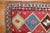 Red Zabihi Collection Worn Antique Persian Gabbeh Small Rug For Sale - Image 8 of 9