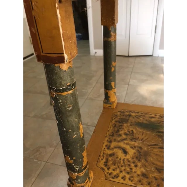 19th Century Grain Painted One-Drawer Side Table For Sale - Image 12 of 13