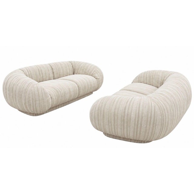 Pair Steve Chase “Amphibious” Sofa’s/Settee’s for Preview, 1970’s. Original upholstery. Sold separately, but pair...
