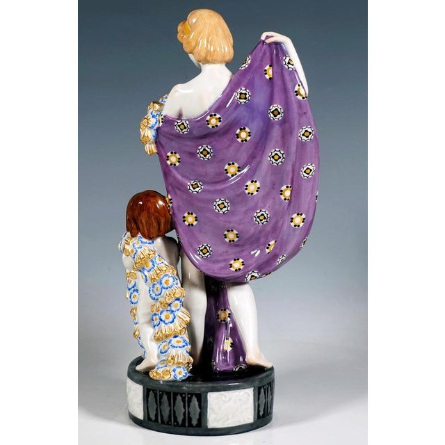 Large Art Nouveau Figurine by Emmerich Oehler for Meissen, 1913 For Sale - Image 4 of 8