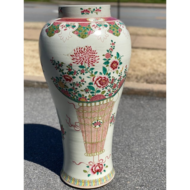 Chinese Early 20th Century Large Chinese Urn For Sale - Image 3 of 10