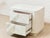 Brutalist Post Modern White Vintage Nightstand For Sale - Image 3 of 12