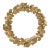 Jay Strongwater Lola Ginkgo Leaf Gilt Round Wall Mirror For Sale