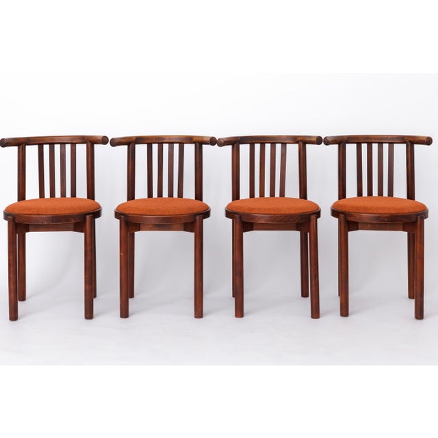 Vintage Bentwood Chairs, 1960s, Set of 5 For Sale - Image 4 of 13