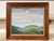 Impressionist Vintage Primitive Impressionist Farm Landscape Oil Painting in Wood Frame For Sale - Image 3 of 6