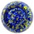 Pique Fleurs Vase in Multicolor Decor with Grille, 1930s For Sale - Image 4 of 7