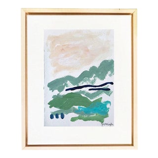 "Rolling Hills 6" Original Abstract Landscape Painting For Sale