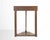 Vintage consolle is a design item realized in the mid-20th Century. Small Empire style console in mahogany, semi-round...