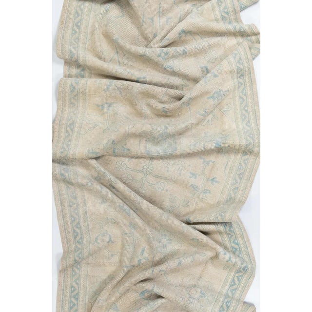 Antique Long Turkish Oushak Runner - 3'8" x 21'6" For Sale In New York - Image 6 of 12