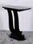 Art Deco Console in Black High-Gloss Lacquer with Chrome, 1930s For Sale - Image 3 of 9