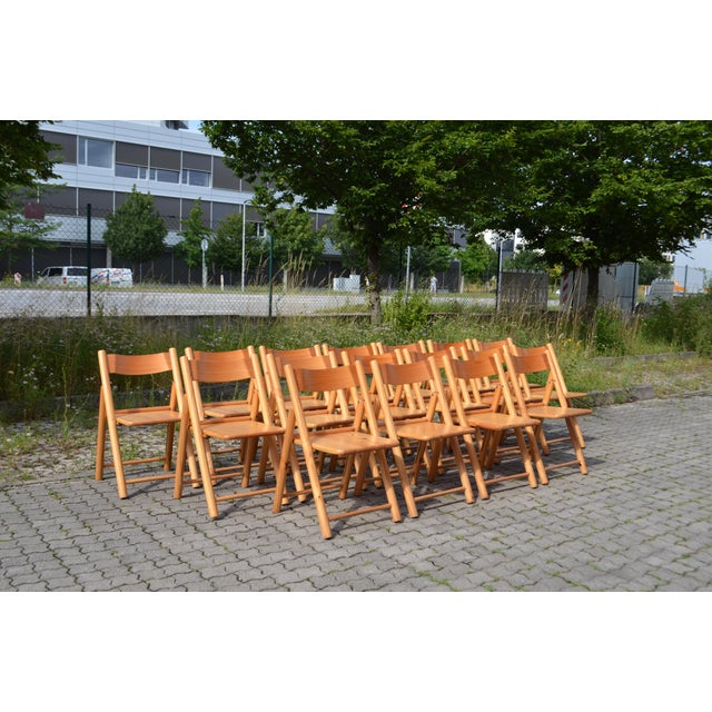 Vintage Danish Pine Folding Chair in the style of Rainer Daumiller, 1970s For Sale - Image 4 of 18