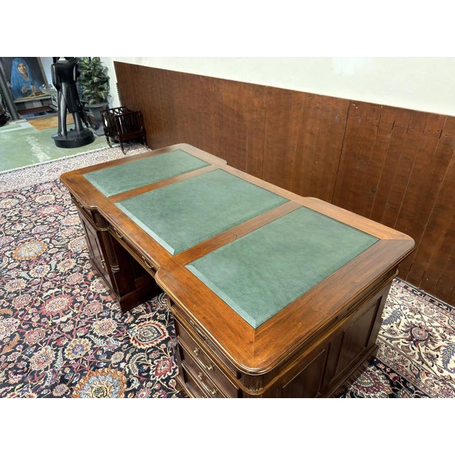 Chesterfield English Desk in Teak For Sale - Image 17 of 18