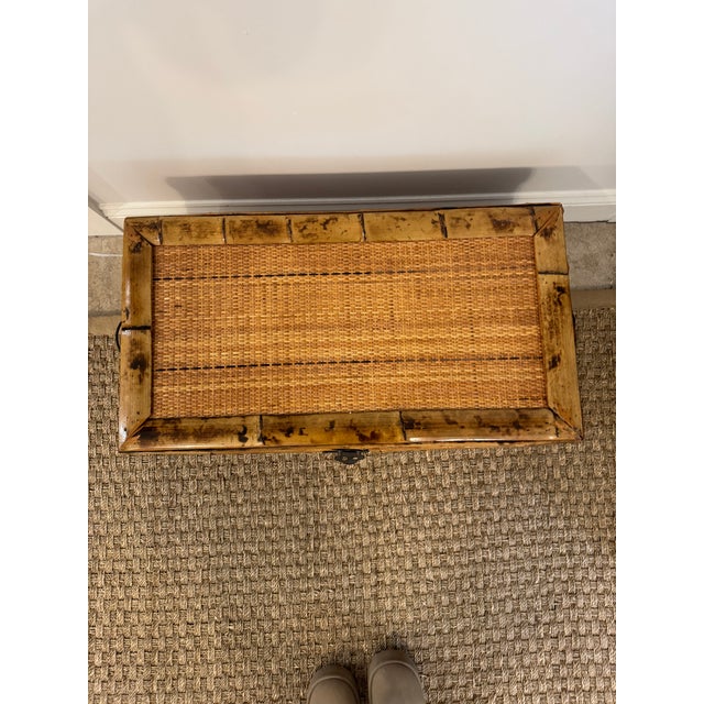 1940s Bamboo Trunk For Sale - Image 12 of 12