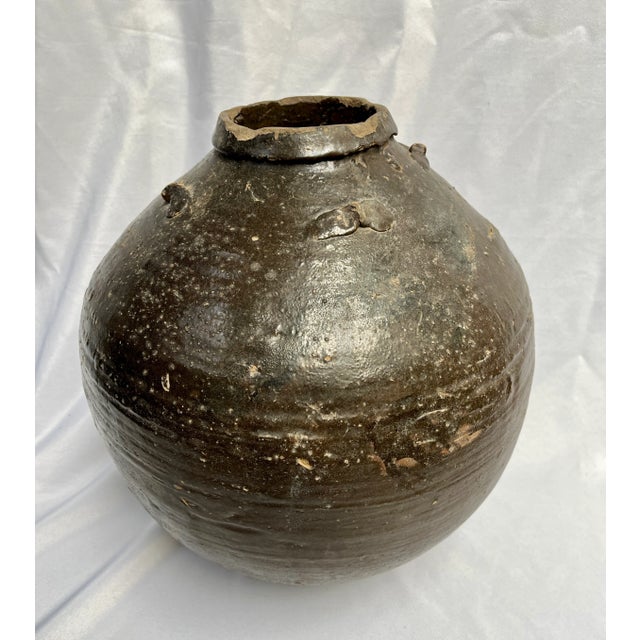 Antique Art Pottery Handcrafted Vase For Sale In Dallas - Image 6 of 13