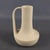 1960s Vintage Modernist Sculptural Granulated White Ceramic Vase, 1960s For Sale - Image 5 of 12