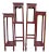 Chinese Tall Pedestal Tables - a Pair For Sale