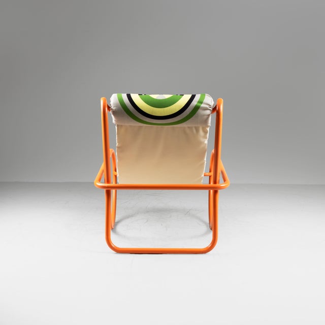 1970s Set of Locus Solus Lounge Chair and Ottoman by Gae Aulenti for Poltronova, 1970s For Sale - Image 5 of 17