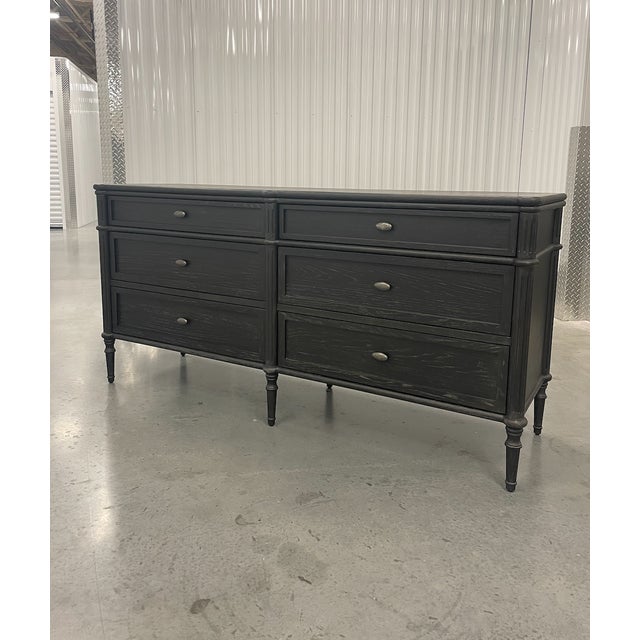 Pottery Barn Black Dresser