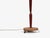 1950s Mid Century Modern, Double Light Floor Lamp, Wood, Brass, Fabric For Sale - Image 10 of 12