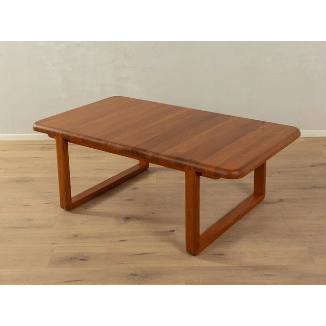 Wood Coffee Table attributed to Niels Bach, 1960s For Sale - Image 7 of 7