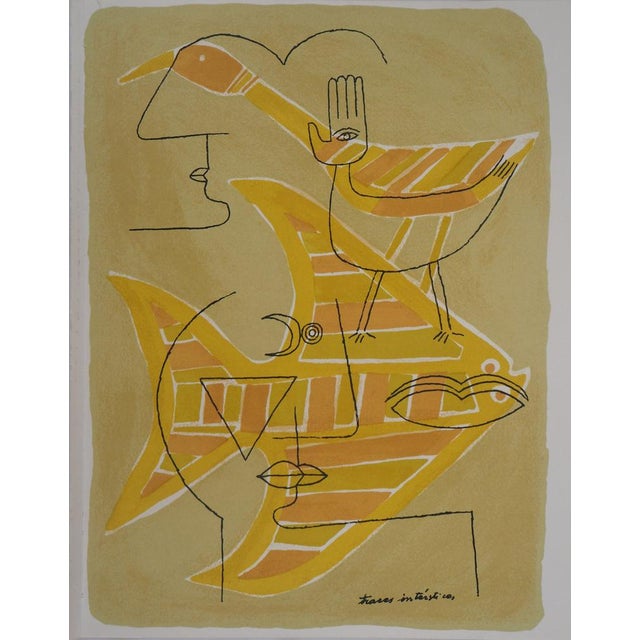Victor Brauner, Portrait Surréaliste (Traces Interstices), Lithograph For Sale - Image 7 of 7