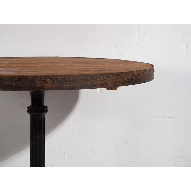 1920s Antique Round Garden Table, 1920s For Sale - Image 5 of 7