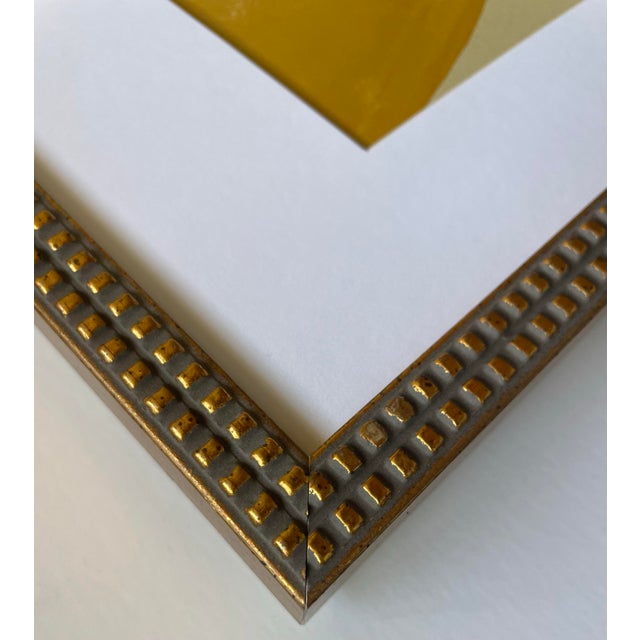 Contemporary 2026 "L'acqua E Il Cielo" Contemporary Abstract Painting on Paper by Artist r.k. Red For Sale - Image 3 of 3