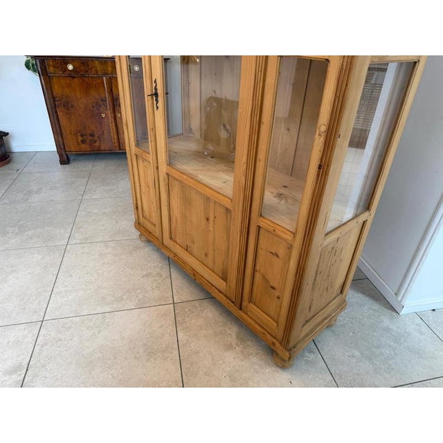 Rustic Display Cabinet in Natural Wood, 1970s For Sale - Image 9 of 13
