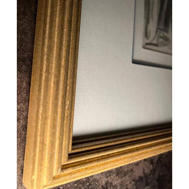 Benjamin II Vautier, Meeting, Graphite on Paper For Sale - Image 4 of 8