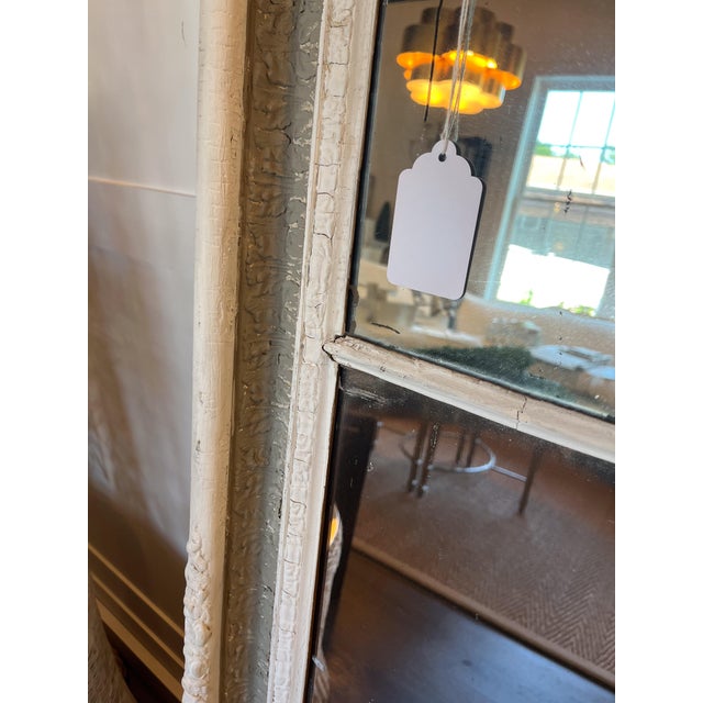 Early 20th Century Painted Trumeau Mirror For Sale - Image 5 of 7