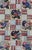 Checkerboard Vintage American Hooked Rug With Geometric and Floral Designs 3'1"x4'8" For Sale - Image 4 of 7