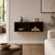 Contemporary Arcuno Solid Walnut Floating Nightstand For Sale - Image 3 of 11