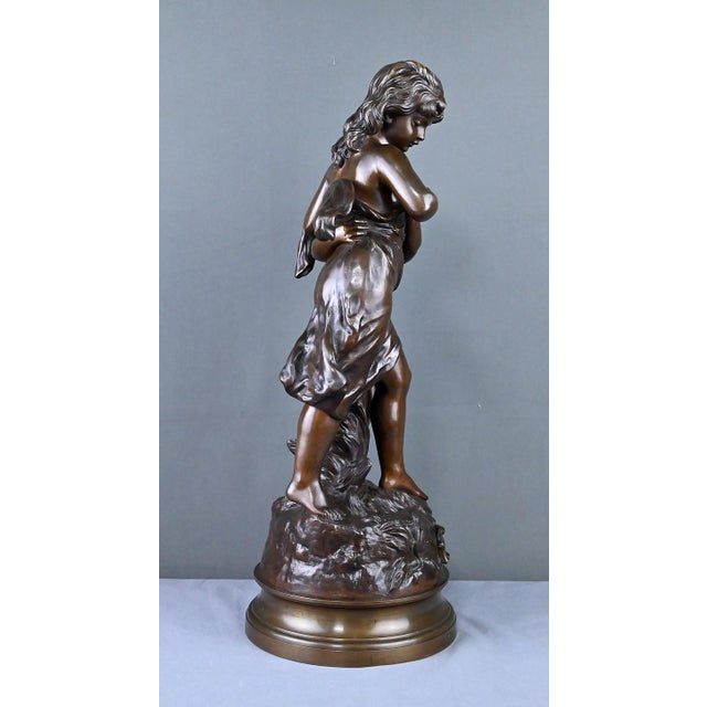 Hippolyte Moreau, Large Surprise Sculpture, Late 19th Century, Bronze For Sale - Image 16 of 18