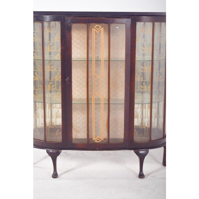 Portuguese Glass Front Display Cabinet, 1890s For Sale - Image 10 of 11