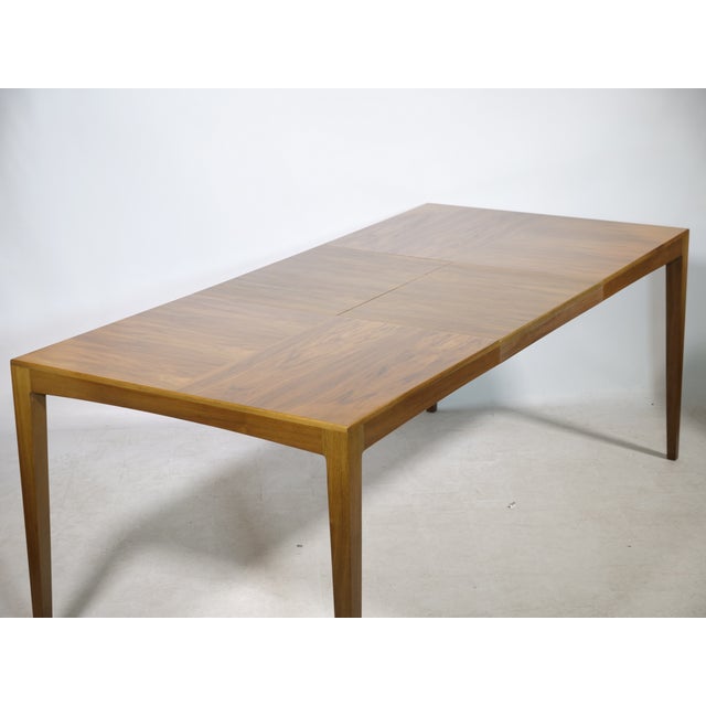 Mid-Century Modern Mid-Century Extendable Dining Table in Walnut by Hartmut Lohmeyer for Wilkhahn, 1960s For Sale - Image 3 of 17