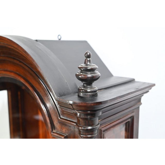 Brown Small Mid-19th Century Napoleon III Showcase Desk For Sale - Image 8 of 18