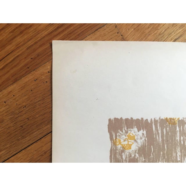 Mid 20th Century Anatoli Lvovich Kaplan, Vintage Russian Shtetl Judaica Lithograph, 1957-1961 For Sale - Image 5 of 9