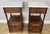 Antique French Bedside Tables with Marble Top, Set of 2 For Sale - Image 15 of 15