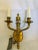 Late 20th Century Late 20th Century Brass Empire Two-Light Sconce Maid in Spain From the Foundry l.A. For Sale - Image 5 of 13