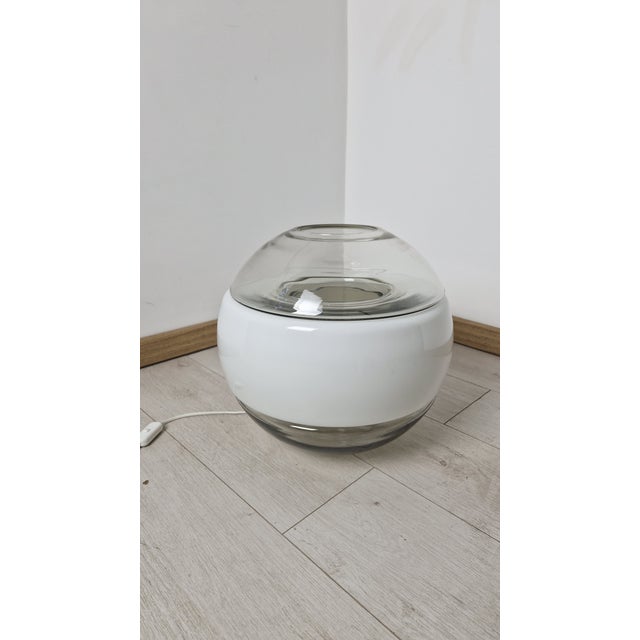 Mid-Century Modern Flower Holder Model Table Lamp by Carlo Nason for Mazzega, 1970s For Sale - Image 3 of 15