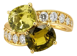 Keith Davis 18k Chrysoberyl Ring, Size 6.5