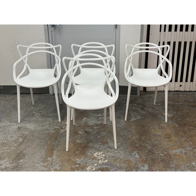 Modern In the Style of Kartell Masters Dining Chairs, Set of Four For Sale - Image 3 of 12