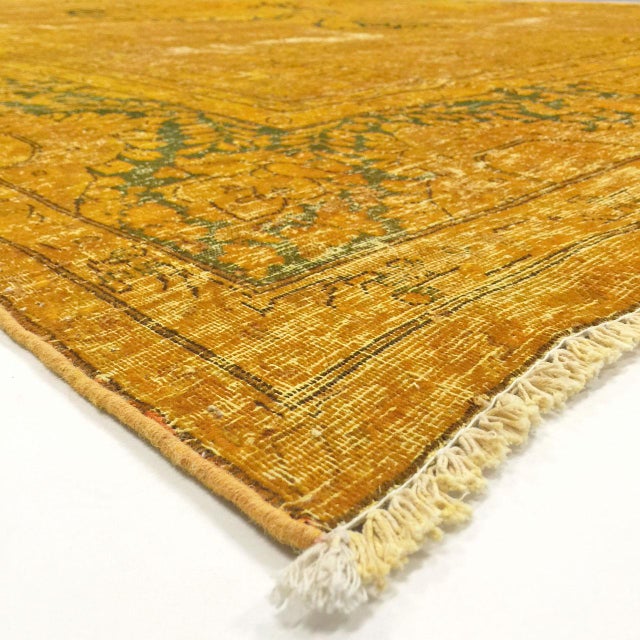 Vintage Persian Overdyed Rug 9'9" x 14'1" Chairish