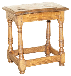 Antique 18th Century Jointed Stool Table in Oak, 1780s
