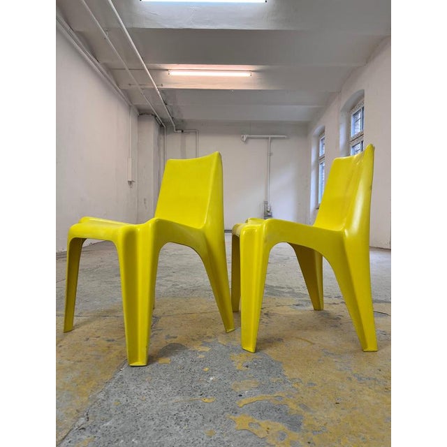 Yellow BA1171 Dining Room Chairs by Helmut Bätzner for Bofinger For Sale - Image 11 of 11