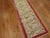 Textile Vintage Ivory Floral Narrow Turkish - 2'2" x 10'8" For Sale - Image 7 of 9