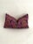 Purple Tribal Handwoven Ikat & Linen Lumbar Pillow For Sale - Image 8 of 8