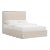 Stoffer Home x Cloth & Company Maura Slipcover Bed in Francie Cream - California King For Sale